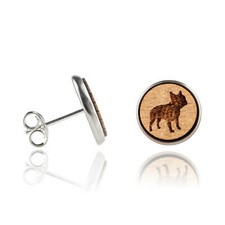 1 Paar Ohrringe Holzohrstecker