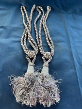 2 Raffhalter Gardinenhalter 40 cm Quaste  gebraucht siehe Foto