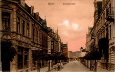 AK GRUSS AUS GOCH KREIS KLEVE GESCHÄFT MÖBEL MAGAZIN BRÜCKENSTRASSE 1911
