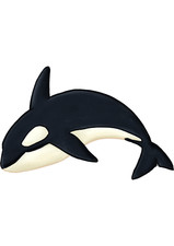6x car sticker whale sticker
