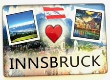 INNSBRUCK,ÖSTERREICH - KÜHLSCHRANKMAGNET-REISEANDENKEN-SOUVENIR ,AUSTRIA