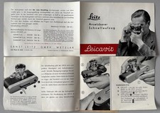 LEITZ LEICA Anleitung Leicavit