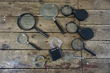 9 x alte Lupe, klappbare Lupe