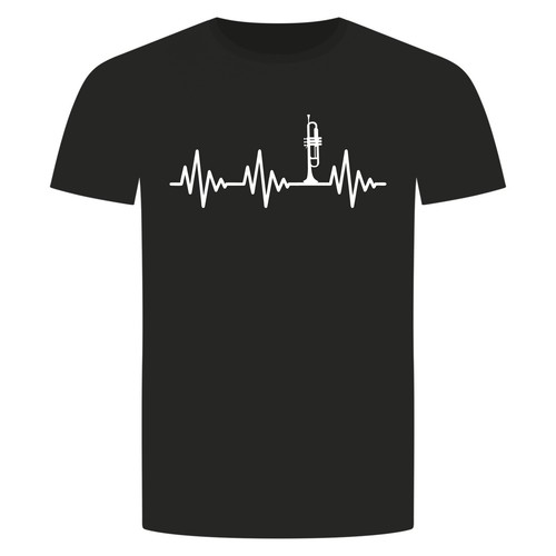 Herzschlag trompete shirt - trompete,