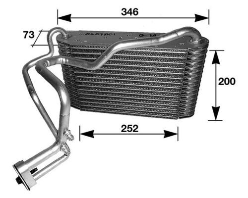 Mahle 000s verdampfer - 33,