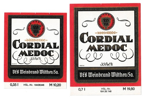 Original ddr veb weinbrand - ddr,