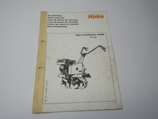 Ersatzteilliste Hako-Combinette (3616) Original Hako Hausdruckerei 