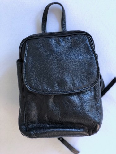 Rucksack leder schwarz city - rucksack,