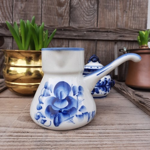 Gzhel porzellan vase - porzellan, in