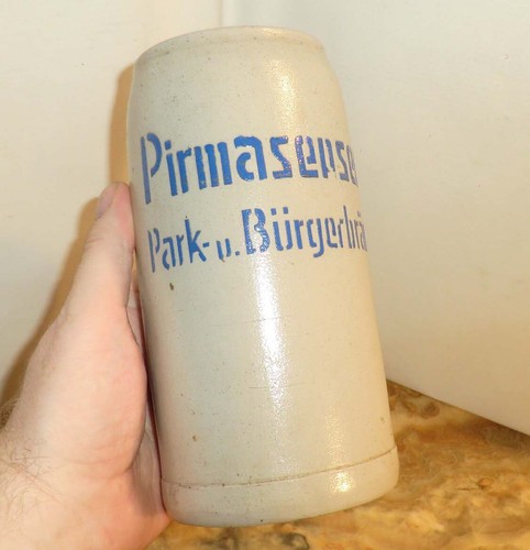 Bierkrug antik pirmasenser - bierkrug,