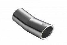 Auspuffblende Endrohr 70mm f. Citroen C1 2005-2014 in Sportauspuff Optik