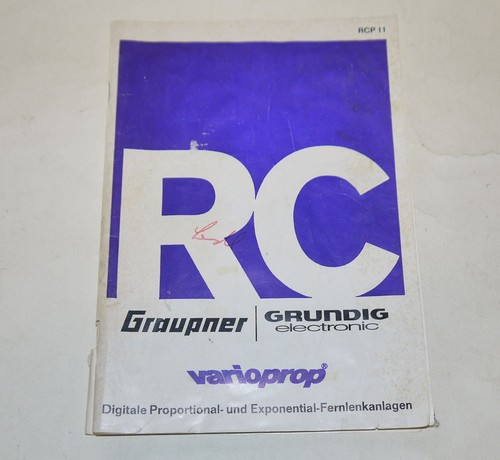Selten varioprop graupner - varioprop,