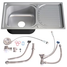 Küchenspüle Edelstahl Einbauspüle Spülbecken Küche Edelstahlspüle 