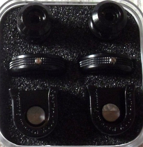 Schaller locks set black - s-locks, m