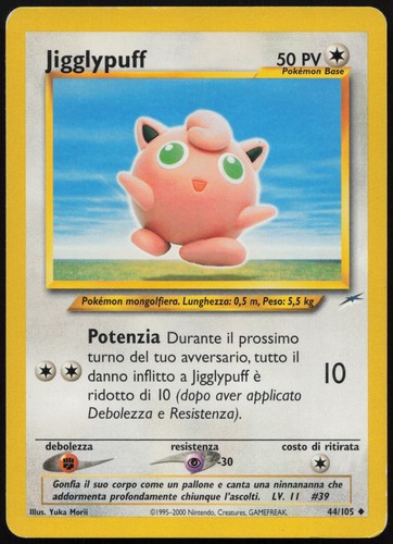 Jigglypuff uncommon neo - uncommon,