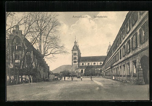 Ansichtskarte amorbach - ansichtskarte,