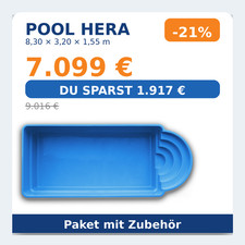 GFK Pool 8,3x3,25x1,55