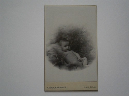 Cdv kabinettfoto baby - kabinettfoto,