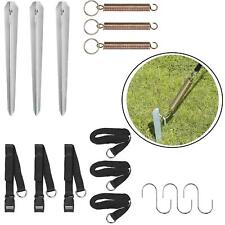 Abspannset Vorzelt 3x 5,10 cm Sturmsicherungen für Markisen Sturmbänder Camping