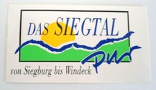 Souvenir-Aufkleber Das Siegtal
