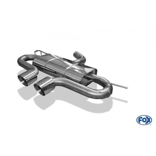 Fox sportauspuff mittig - fox,