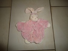Kaloo Hase rosa Blumen Schmusetuch Kuscheltuch neuwertig Bunny