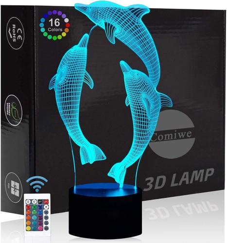 Delfin illusion nachtlicht - delfin,