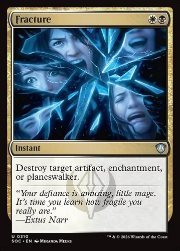 Mtg fracture commander - *mtg:,