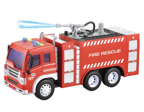 Feuerwehrauto mit wasserwerfer - mit,
