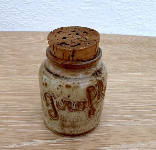 Gewürzdose mit korken keramik - gewürzdose,