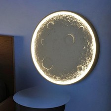 Kreatives Design Mond LED Wandlampe Mit Fernbedienung Für Kinderzimmer Küche