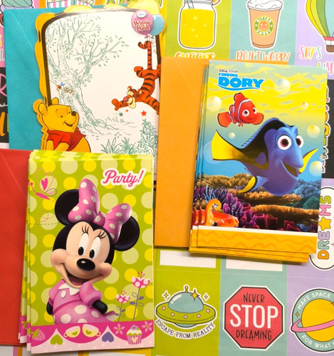 Disney kinder einladungskarten - disney,