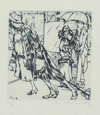 Max Ackermann Radierung