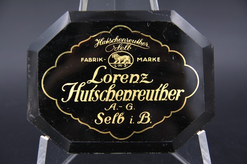 Glasreklame der