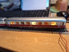 märklin ho 4085 + 4099 personenwagen beleuchtet, inneneinrichtung tee 1k. gebr.