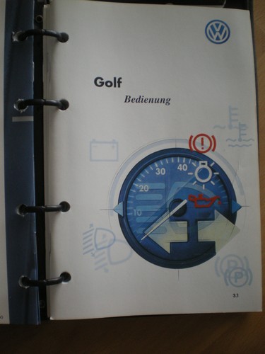 Golf 4 betriebsanleitung - golf,