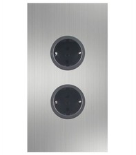 Ecksteckdose Edelstahl