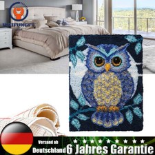 Knüpfteppich Knüpfsets Latch Hook Kit Selbst Knüpfen Set für Kinder Erwachsene