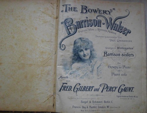 Noten the bowery - x, noten: