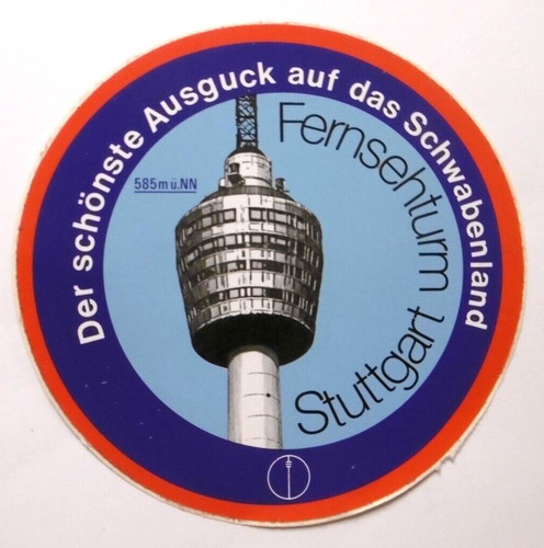 Souvenir aufkleber fernsehturm - souvenir-aufkleber,