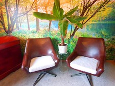 2 Drehsessel 1A Top! Club Sessel DDR Retro Vintage 80.er