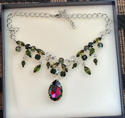 Neu collier halskette funkelnd - collier,