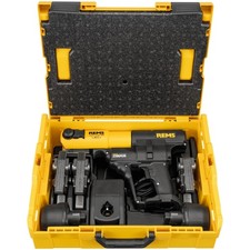 REMS Akku-Press 14V ACC Set V 15+18+22 + Akku 2 x 5,0 Ah L-Boxx Radialpresse