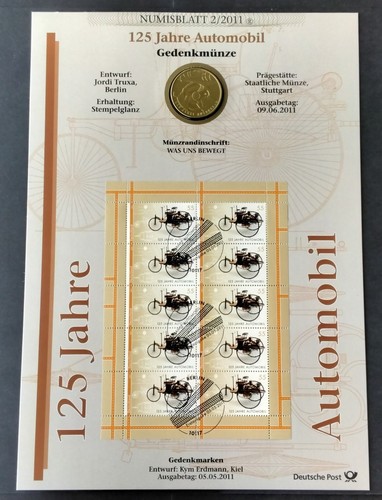 Brd deutschland numisblatt - brd,