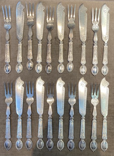 Fisch besteck silber - fisch, und