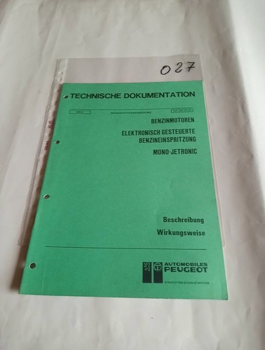Peugeot werkstattbuch - peugeot,