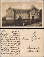 Postcard Regenwalde Resko Bismarck-Schule, Pommern 1918