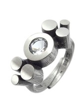 Nordform Damenring in Silber