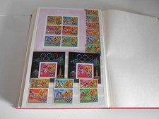Centralafrika  Olympia 1980 Marken Blocks AuB rot überdruck MNH postfrisch Sport