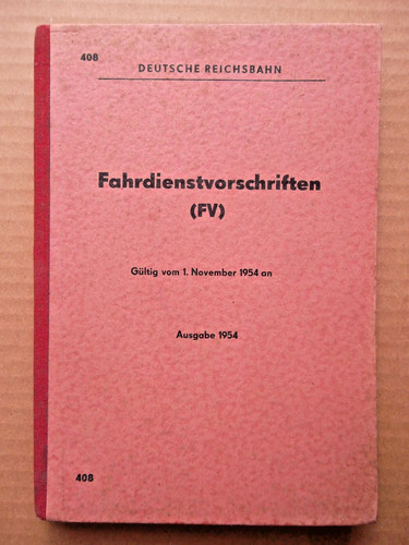 Ddr fahrdienstvorschriften - ddr,